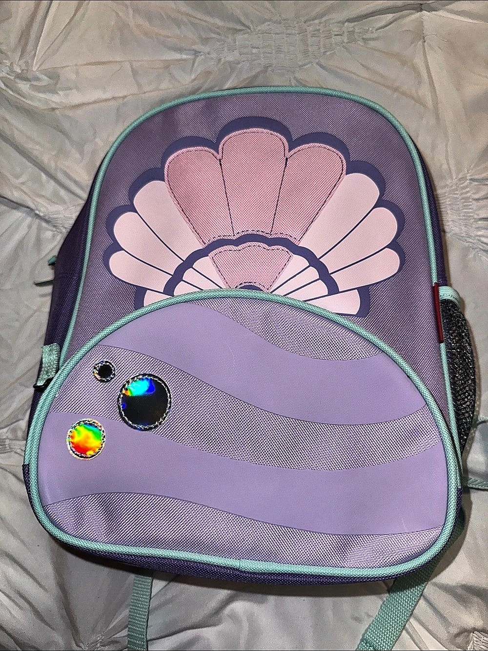 Skip Hop Spark Style Little Kid Backpack - Seashell, Purple & Green